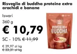 NaturaSì Risveglio di buddha proteine extra arachidi e banane offerta