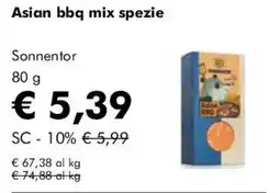 NaturaSì Asian bbq mix spezie Sonnentor offerta