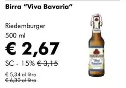 NaturaSì Birra Viva Bavaria offerta