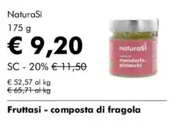 NaturaSì Fruttasi - composta di fragola offerta