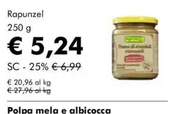 NaturaSì Rapunzel Crema di arachidi croccanti offerta