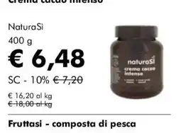NaturaSì NaturaSi crema cacao intenso offerta