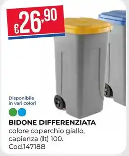 Pronto Hobby Bidone differenziata offerta