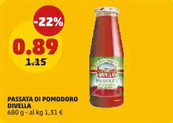 PENNY Passata di pomodoro Divella offerta