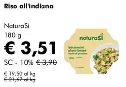 NaturaSì Riso all'indiana NaturaSi offerta
