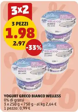 PENNY Yogurt greco bianco Welless offerta