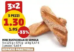 PENNY Mini Rustichella di Semola offerta
