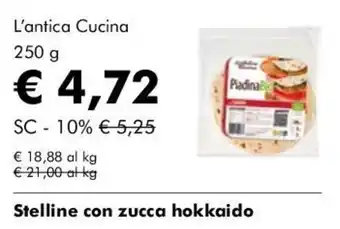 L'antica Cucina Stelline con zucca hokkaido