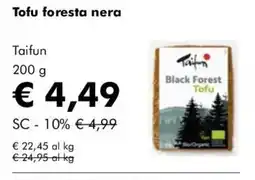 NaturaSì Tofu foresta nera Taifun offerta