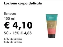 NaturaSì Lozione corpo delicata Benecos offerta