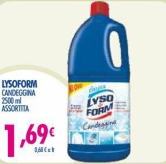 Acqua & Sapone Lysoform Candeggina 2500ml offerta