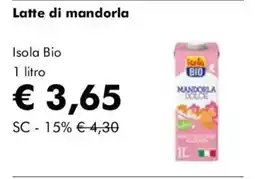 NaturaSì Latte di mandorla Isola Bio offerta