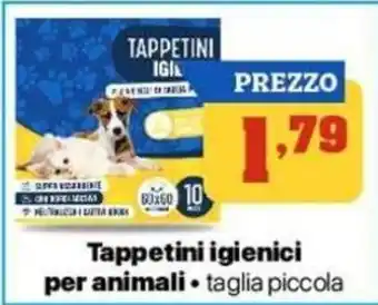 Tappetini igienici per animali