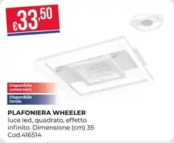 Pronto Hobby Plafoniera Wheeler offerta
