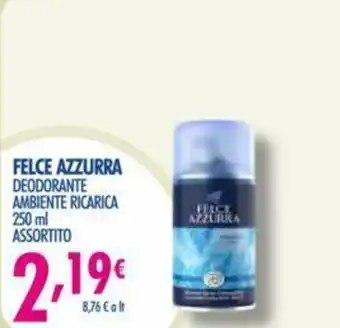 Acqua & Sapone Felce Azzurra Deodorante Ambiente Ricarica 250ml offerta
