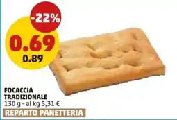 PENNY Focaccia tradizionale offerta