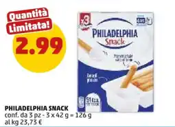 PENNY Philadelphia Snack offerta