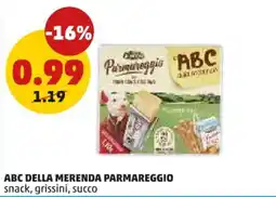 PENNY ABC della merenda Parmareggio offerta