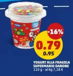 PENNY Yogurt alla fragola Super Mario Danone offerta