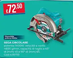Pronto Hobby Sega circolare Total offerta
