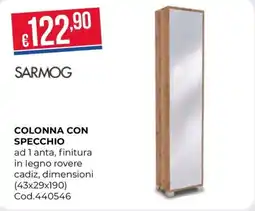Pronto Hobby Sarmog colonna con specchio offerta