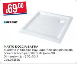 Pronto Hobby Piatto doccia Bastia Geberit offerta