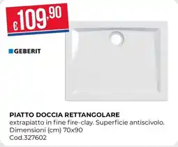 Pronto Hobby Piatto doccia rettangolare Geberit offerta