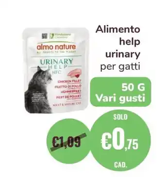 Alimento help urinary per gatti