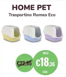 ZooPlanet Home Pet Trasportino Romeo Eco offerta
