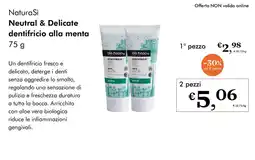 NaturaSì Natura Sì Neutral & Delicate dentifricio alla menta offerta