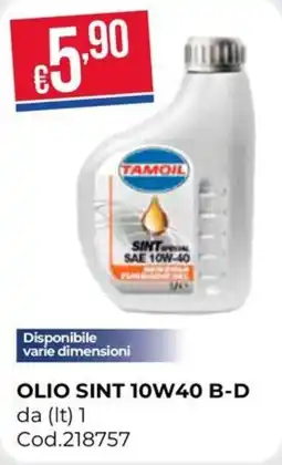 Pronto Hobby Olio sint Tamoil offerta