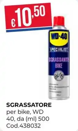 Pronto Hobby Sgrassatore per bike WD 40 offerta