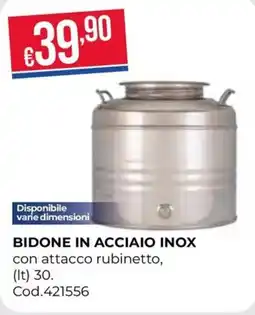 Pronto Hobby Bidone in acciaio inox offerta