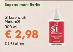 NaturaSì Sapone mani fiorito Si Essenziali offerta