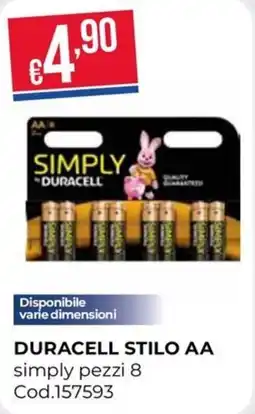 Pronto Hobby Duracell stilo AA simply offerta
