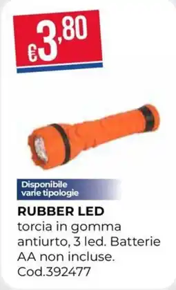 Pronto Hobby Rubber Led torcia in gomma offerta