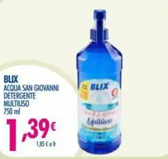 Acqua & Sapone Blix Acqua San Giovanni Detergente Multiuso 750ml offerta