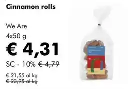 NaturaSì Cinnamon rolls We Are offerta
