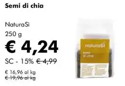 NaturaSì Semi di chia NaturaSi offerta