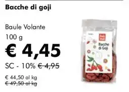 NaturaSì Bacche di goji Baule Volante offerta