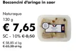 NaturaSì Bocconcini d'aringa in saor Naturaqua offerta
