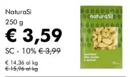 NaturaSì Tortellini alla ricotta e spinaci offerta