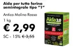 NaturaSì Aida per tutto farina semintegrale tipo "1" Antico Molino Rosso offerta