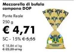 NaturaSì Mozzarella di bufala campana DOP Ponte Reale offerta