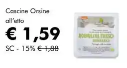 NaturaSì Robiolina fresca offerta