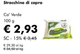 NaturaSì Stracchino di capra offerta