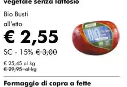NaturaSì Formaggio di capra a fette offerta