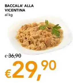 Migross Supermercati e Market Baccala' alla vicentina offerta