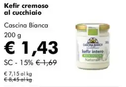 NaturaSì Kefir cremoso al cucchiaino Cascina Bianca offerta