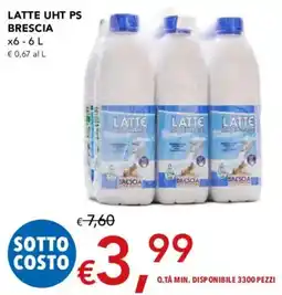 Migross Supermercati e Market Latte UHT PS Brescia offerta